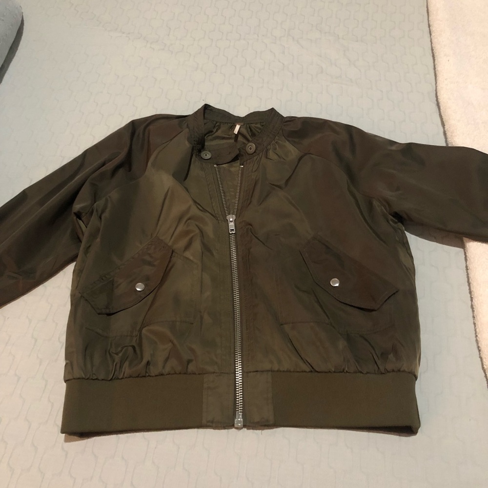 Free People satin jacket